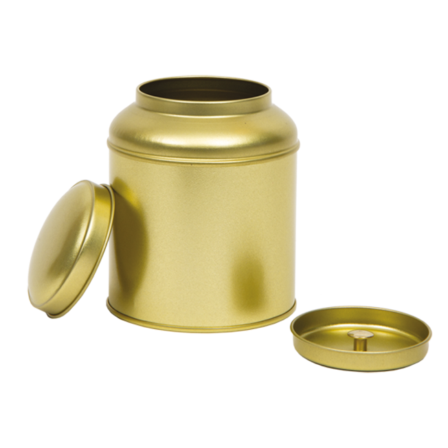Gold Metal Tins  Specialty Bottle