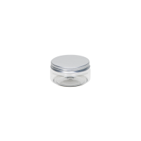 PET jar with aluminium screw lid, 90 ml