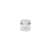 PET jar with aluminium screw lid, 50 ml