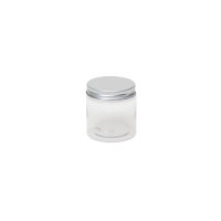PET jar with aluminium screw lid, 100 ml