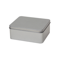Rectangular tin with slip lid, medium