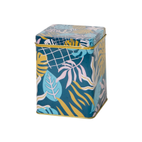 Tropicale square tin 200 g with hinged lid