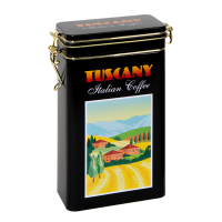 Tuscany rectangular tin 500 g with clip closure