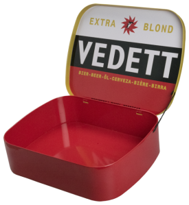 Custom made tin: Vedett